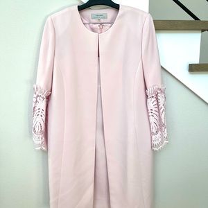 Tahari blush, pink dress with cardigan. New w tags. Size 16